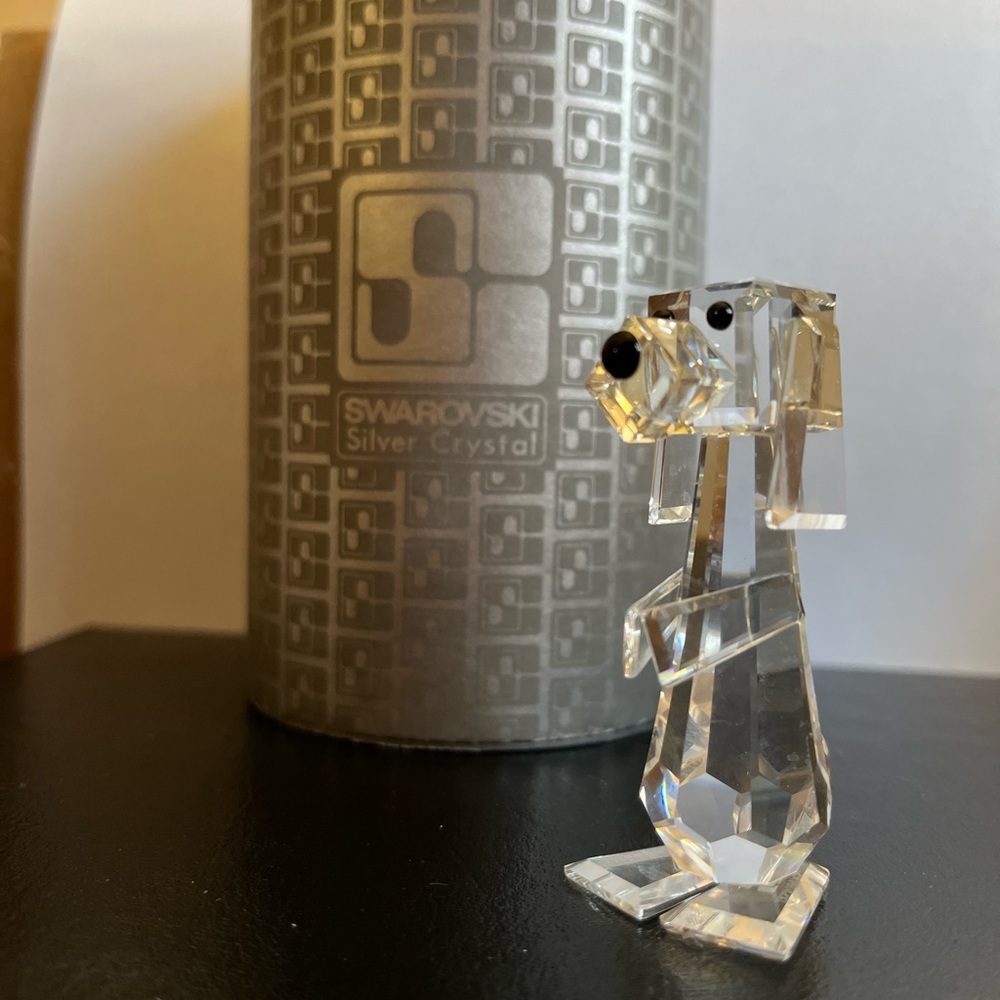 Swarovski Crystal Standing Hound